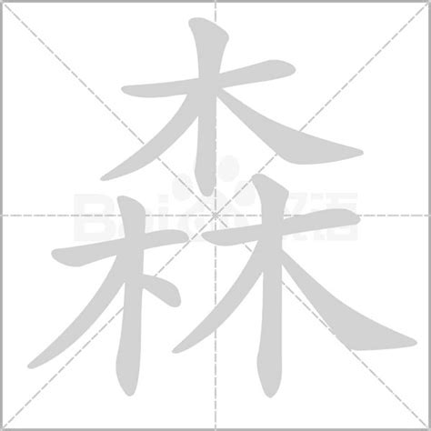 森五行|五行与汉字——森